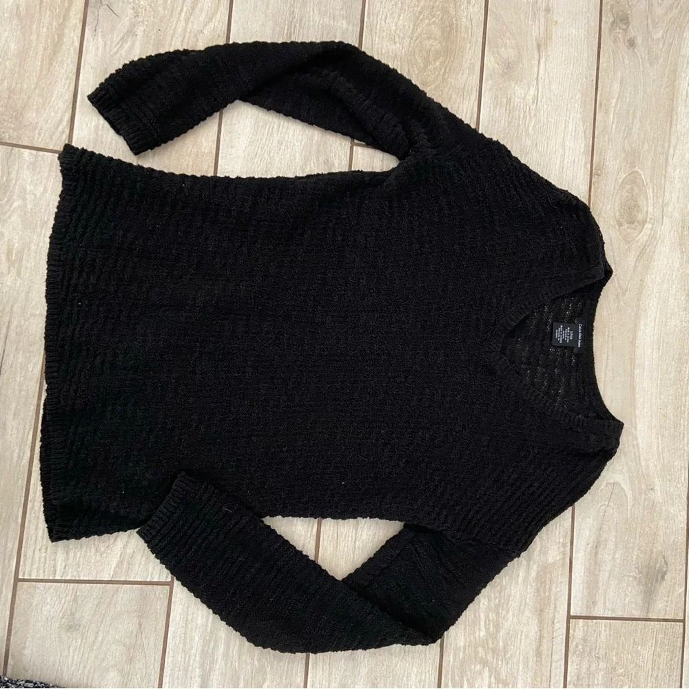 Calvin Klein / Buffalo Womens Black and White Knit Sweaters Small - Picture 7 of 7